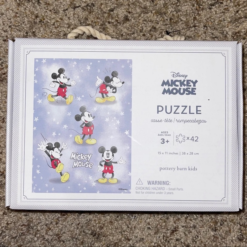 Pottery Barn Kids Mickey Mouse puzzle
